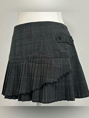vintage charlotte ruse y2k pleated mini skirt